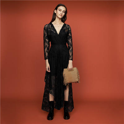 Maje / Lace Scarf Dress